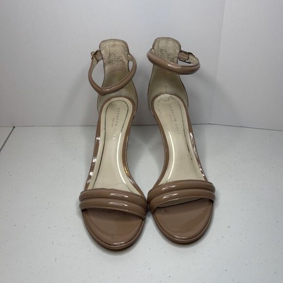 Kenneth Cole New York Milania Leather Strappy Ankle High Heel Womens Open Toe - Picture 5 of 10